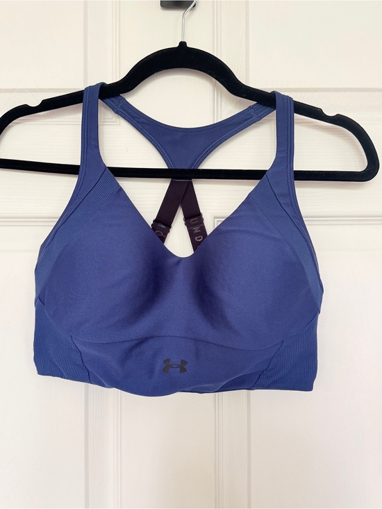 Under Armour Other - Under Armour Blue Racerback Sports Bra - Molded Cups